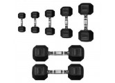 Гантель 25кг Perform Better Rubber Encased Hex Dumbbells 4137-25\BK-25-00