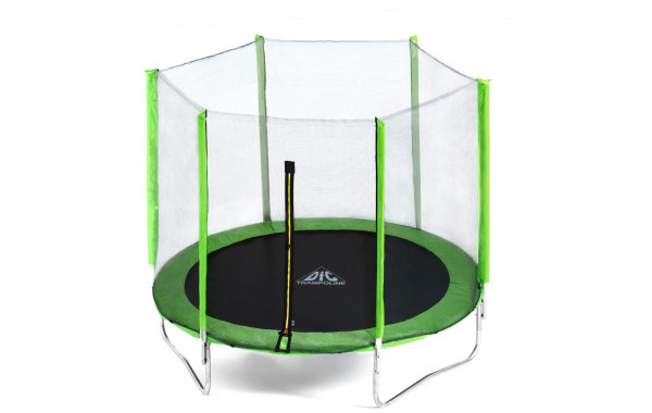 Батут DFC Trampoline Fitness 12ft наружн.сетка (366см) 12FT-TR-LG светло-зеленый 600_380