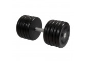 Гантель классик MB Barbell с вращающейся ручкой 56 кг MB-FdbEM-B56