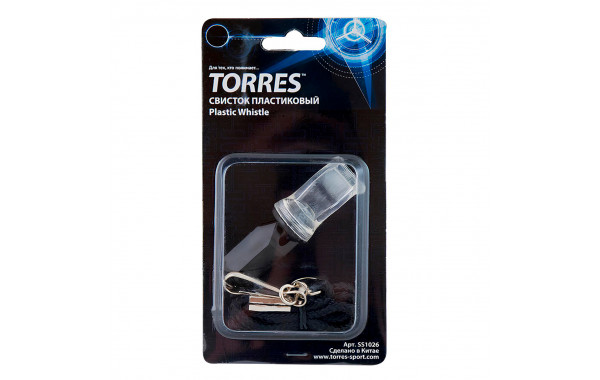 Свисток пластиковый без шарика Torres SS1026 600_380