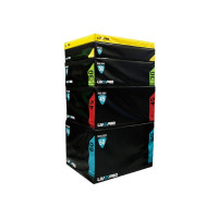 Плиометрический бокс Live Pro Soft Plyometric Box LP8151-S 91,4x76,2x15,2 см, черный\желтый