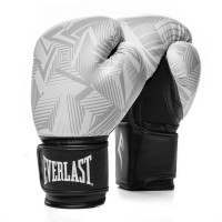 Перчатки тренировочные Everlast Spark 14oz бел/гео.