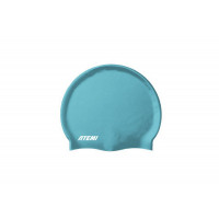 Шапочка для плавания Atemi silicone cap Green river TSC1GR бирюзовый