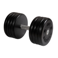 Гантель классик MB Barbell с вращающейся ручкой 40 кг MB-FdbEM-B40