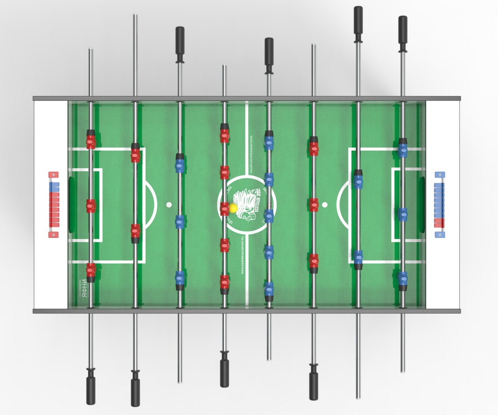 Настольный футбол Desperado Эсквайр Pro Arctic DES-5600C 2000_1667