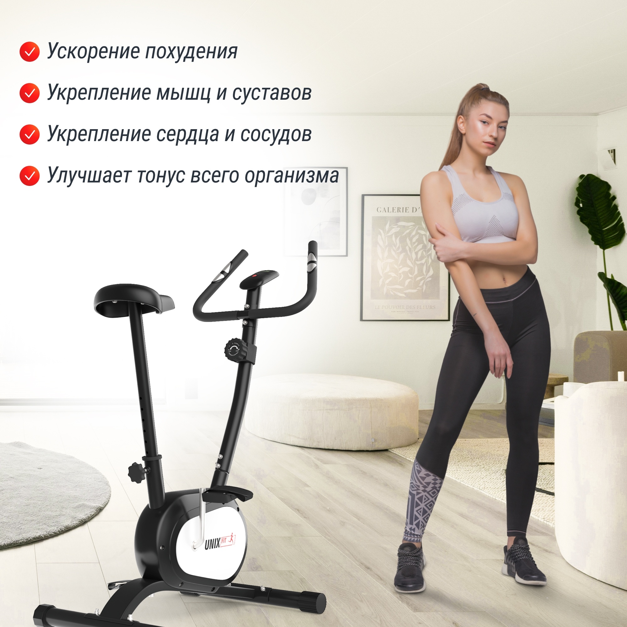 Велотренажер UnixFit BL-250 2000_2000