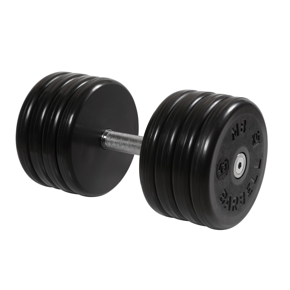 Гантель классик MB Barbell с вращающейся ручкой 45 кг MB-FdbEM-B45 1000_1000