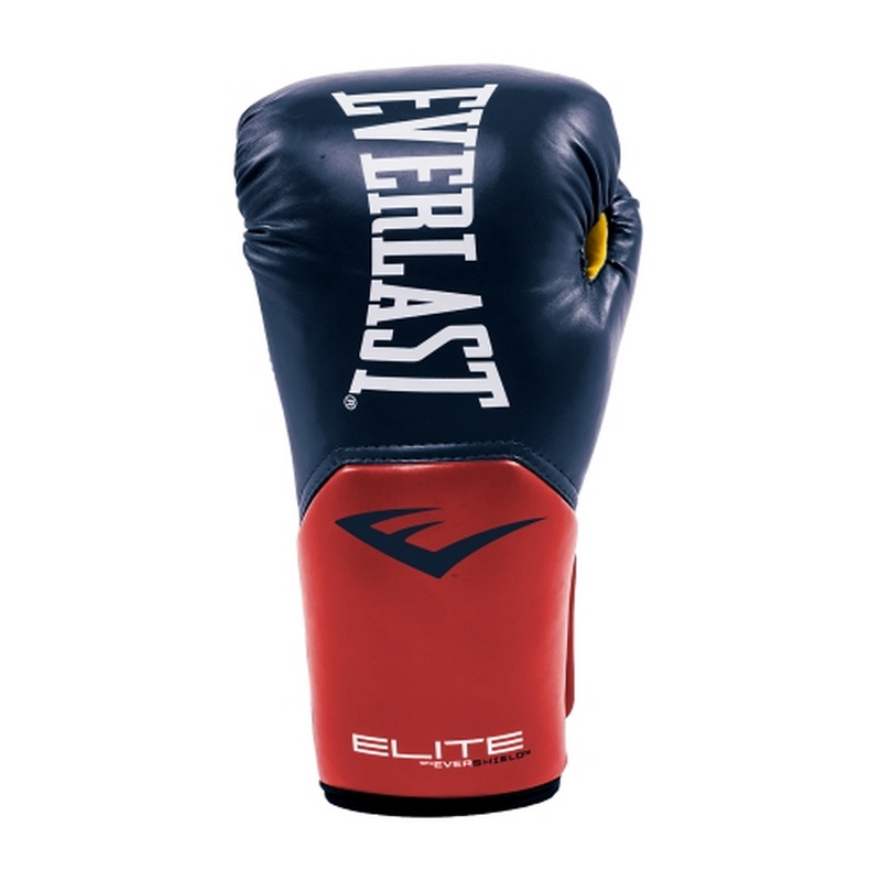 Перчатки тренировочные Everlast Elite ProStyle 14 oz син/красн. P00001203 800_800