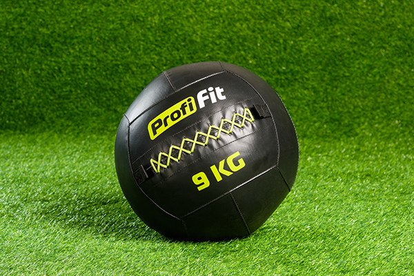 Медицинбол набивной (Wallball) Profi-Fit 9 кг 600_400