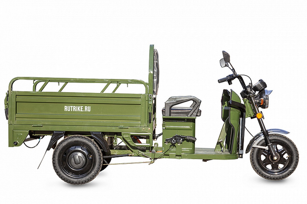 Грузовой электротрицикл RuTrike Вояж К 1300 60V800W 023964-2815 серый 1200_800