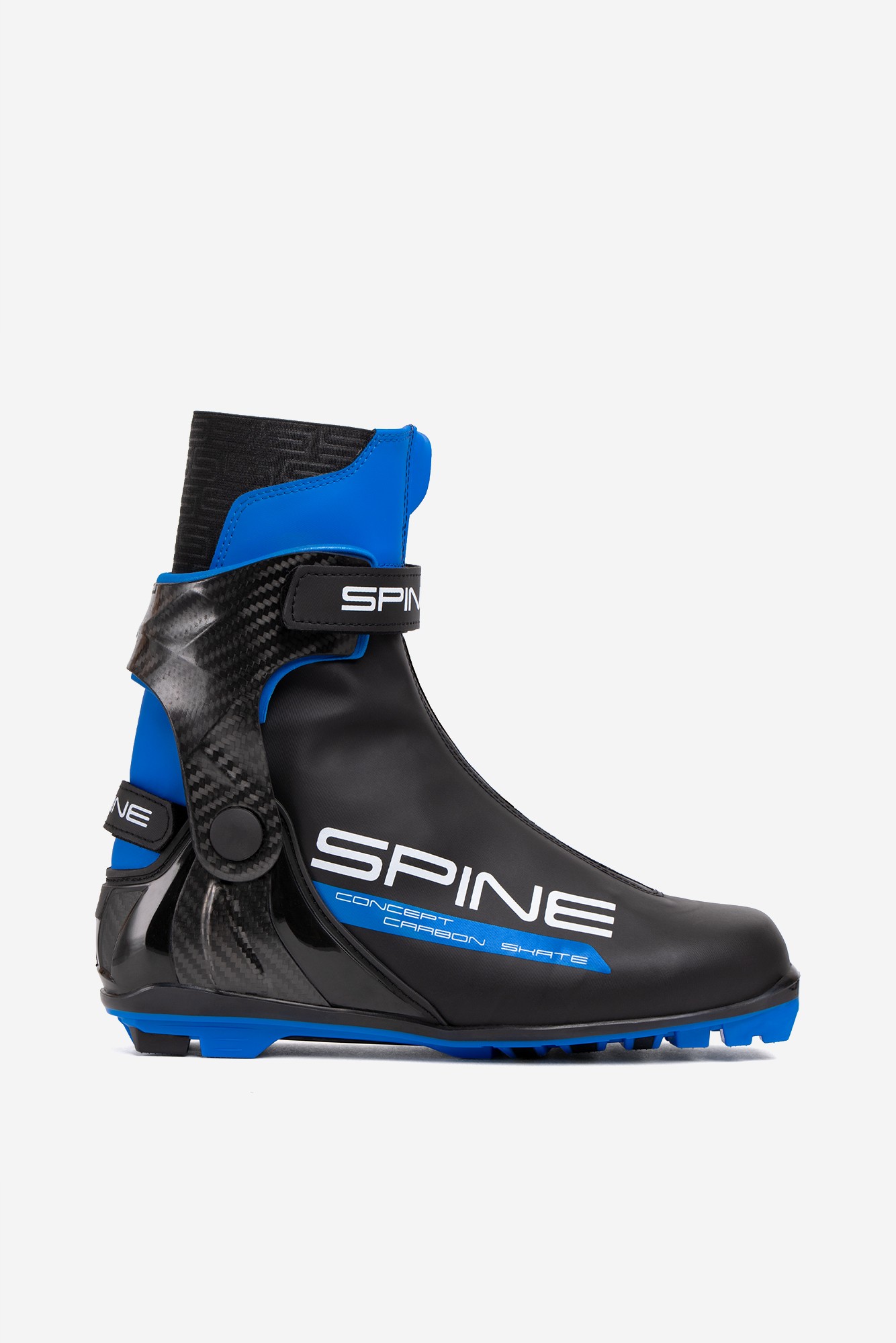 Лыжные ботинки NNN Spine Concept Carbon Skate 298-22 черный\синий 1334_2000