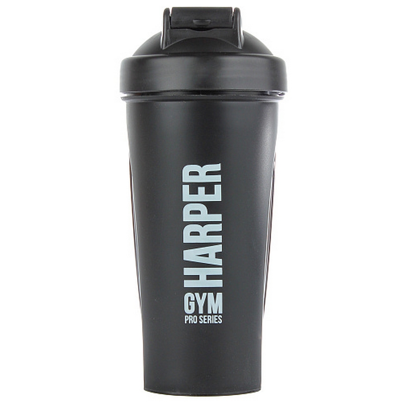 Шейкер спортивный 600мл Harper Gym Pro Series Оникс S01-600 800_800