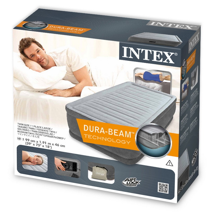 Надувная кровать Intex Comfort-Plush 99х191х46см, встроенный насос 220V 64412 700_700